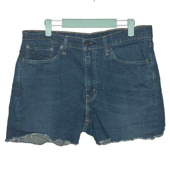 Levi's 514 Cutoff Jean Shorts Men's W36 Denim unisex - Picture 1 of 8